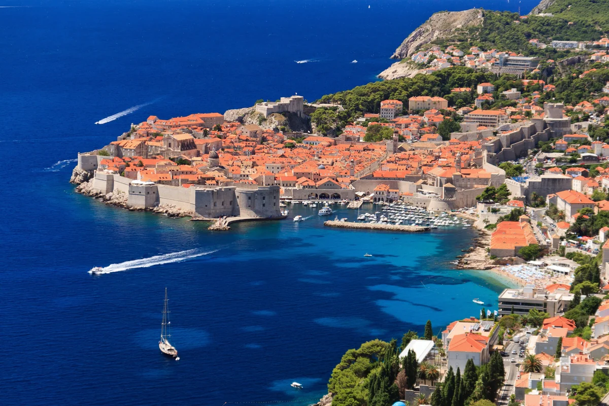 View of Dubrovnik — a great destination for hotels with sauna