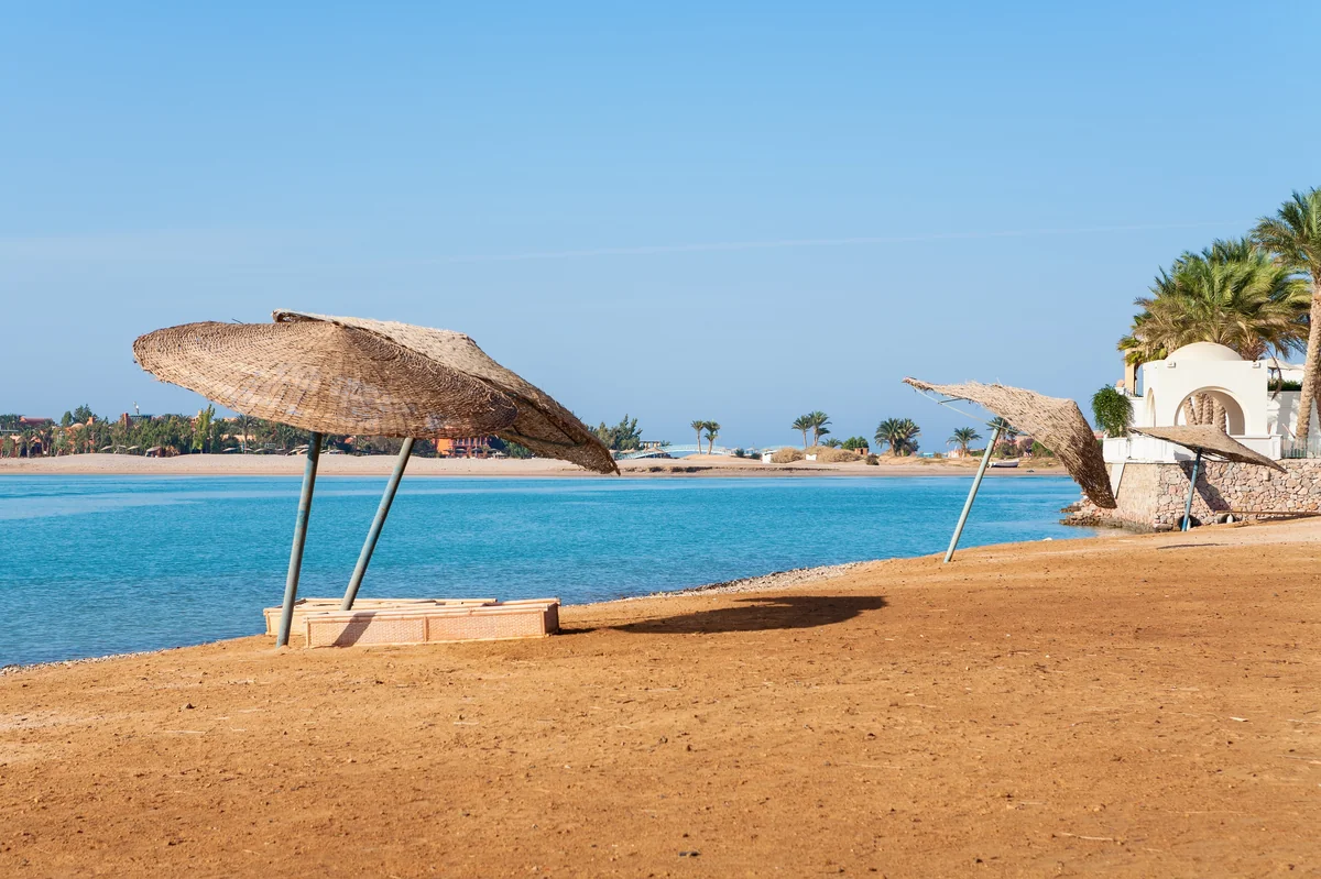 View of El Gouna — a great destination for hotels with sauna