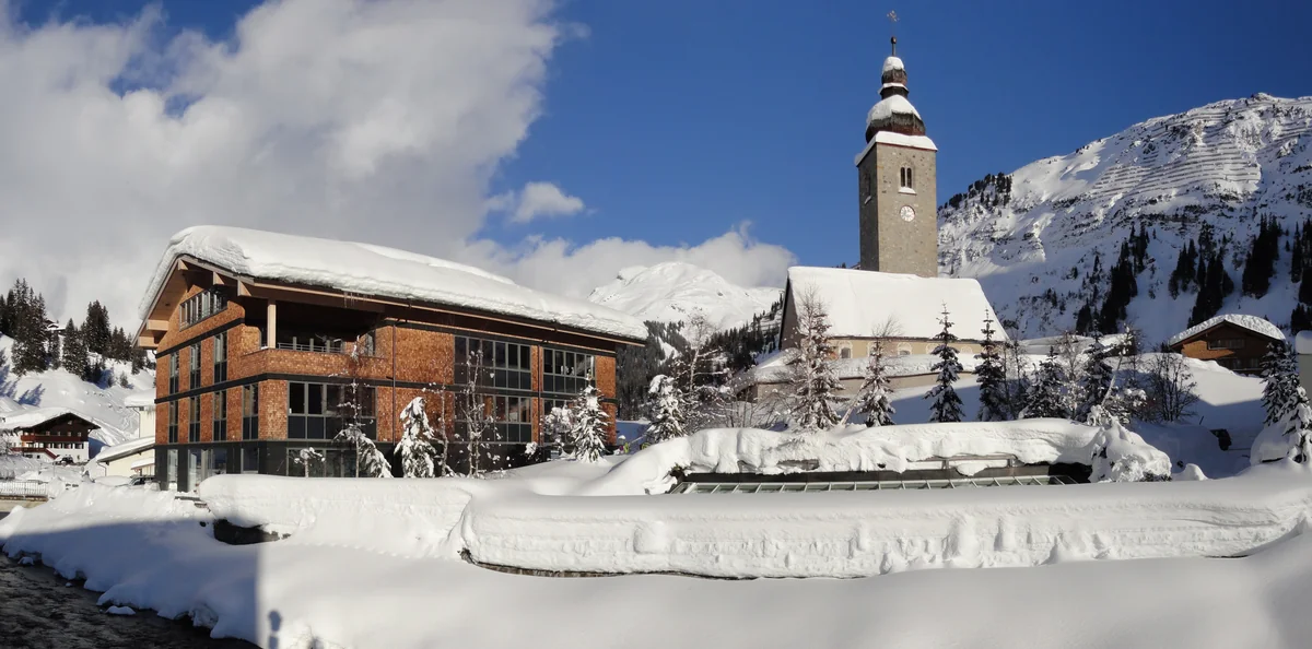 View of Lech am Arlberg — a great destination for hotels with sauna