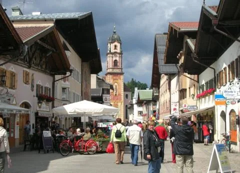View of Mittenwald — a great destination for hotels with sauna