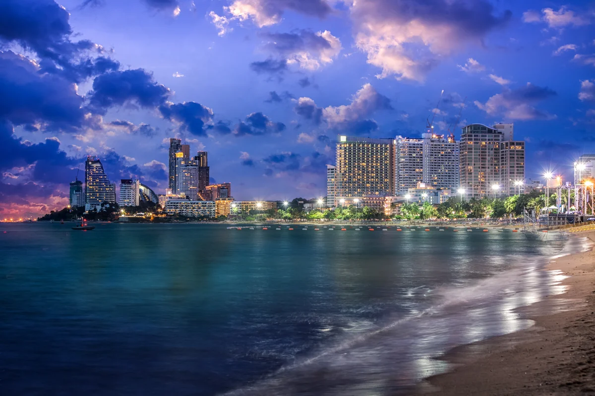 View of Pattaya — a great destination for hotels with sauna
