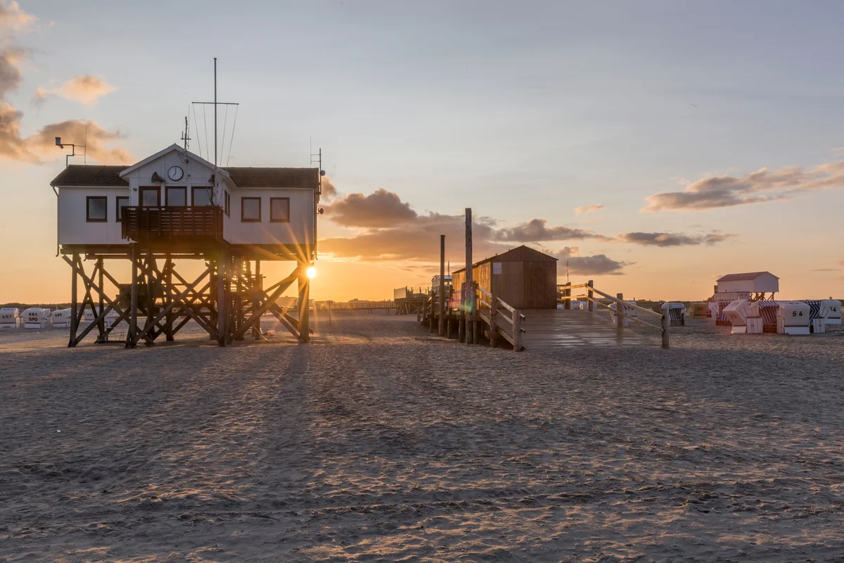 View of Sankt Peter-Ording — a great destination for hotels with sauna